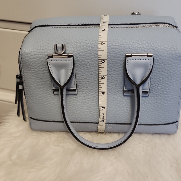 Calvin Klein Sky Blue Satchel - Picture 10 of 11